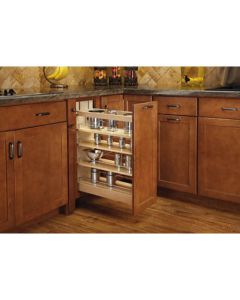 6'' Wide Base Cabinet Pullout Organizer with Blumotion Soft-Close