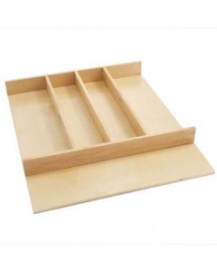 Trimmable Wood Utility Tray 18 1/2" to 8 1/8"