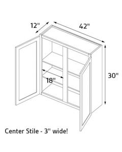 Chester White 42''x30'' Wall Cabinet RTA