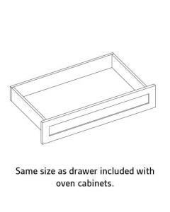 Traditional Espresso 32-1/2'' Wide Drawer For Oven Cabinet RTA