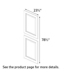 Sedona White 23-1/2''x78-1/2'' Tall Decorative Door Set AC