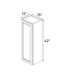Imperial White 15''x42'' Wall Cabinet RTA