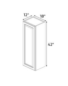 Imperial White 18''x42'' Wall Cabinet RTA