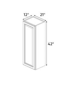 Imperial White 21''x42'' Wall Cabinet RTA