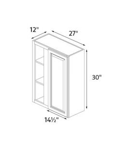 Sedona White 27''x30'' Wall Blind Corner Cabinet RTA