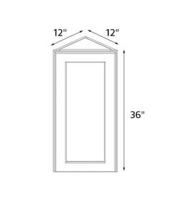 Pearl Shaker 17''x36'' Angle Wall Cabinet RTA