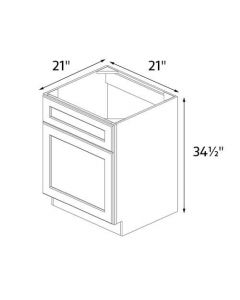 Chester Slate Grey 21'' Wide Vanity Base Cabinet AC