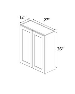 Deep Brown Shaker 27''x36'' Wall Cabinet AC