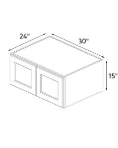 Silver Shaker 30''x15'' Wall Refrigerator Cabinet AC
