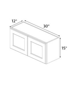 Chester Slate Grey 30''x15'' Wall Bridge Cabinet AC
