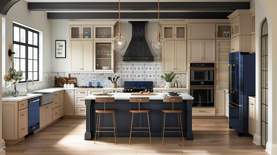 Infuse Vibrancy with Blue­ Accents