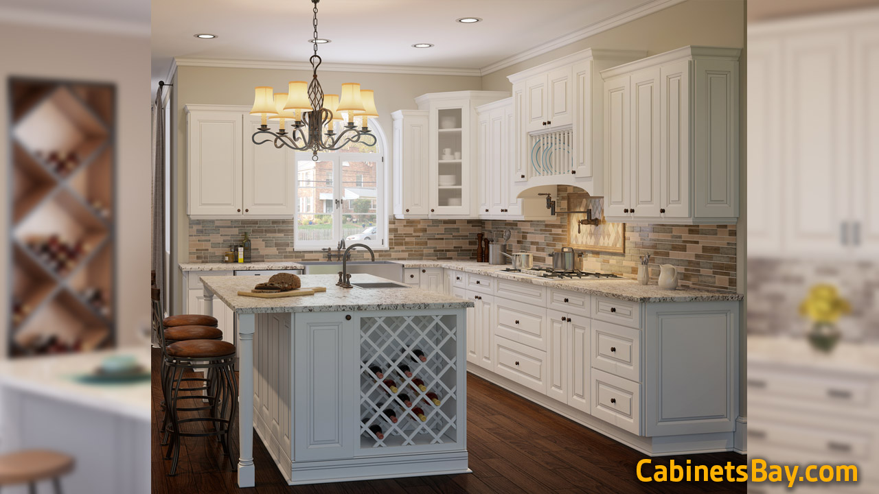 best Sedona White Pre-Assembled Cabinets 