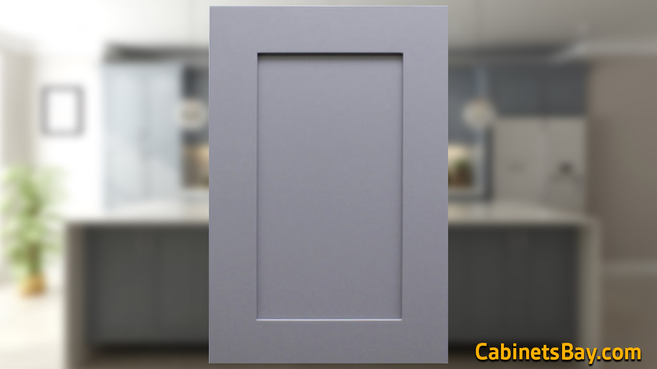 Door Sample Foggy Grey Shaker Ready to Assemble Cabinets 
